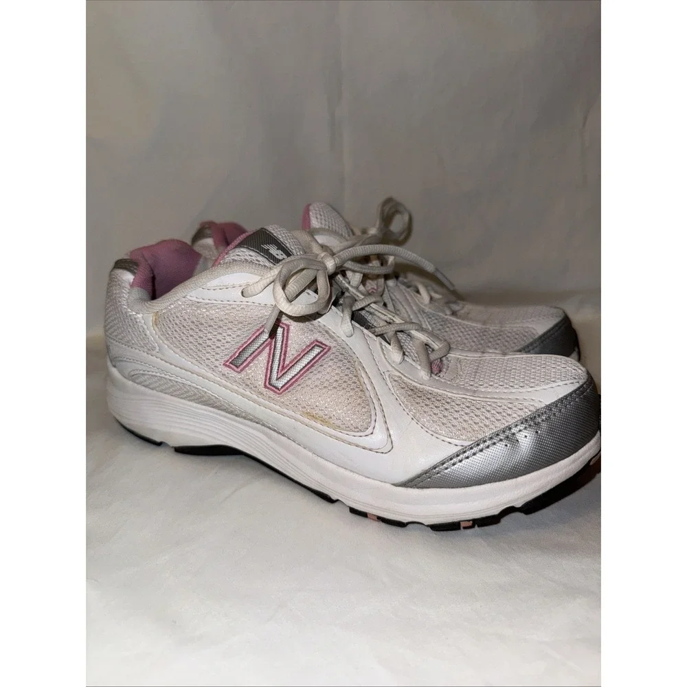 New Balance Womens Running Shoes 496 Size 9 White Pink WW496WP‎ Running Shoes